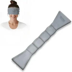 온열 마스크 - 전자레인지 및 동결 가능한 클레이 비즈 수면 뜨겁거나 차가운 압축 안검염 퍼프 건조 눈