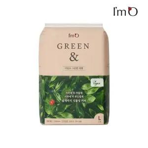 [아임오] 그린앤 비건 생리대 대형 28P x1개