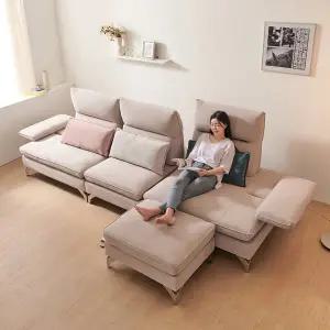 [서광퍼니처]가이아 아쿠아텍스 조야 모듈형 스윙 4인용 쇼파+스툴 sk