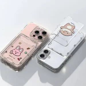 캐릭터 라인 카드슬롯젤리케이스 갤럭시S25울트라 SM-S938N