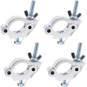 MFL. 헤비 듀티 트러스 클램프 660파운드 알루미늄 합금 DJ 라이트 무대 조명 프로젝터용 1.5-2.0인치 장착