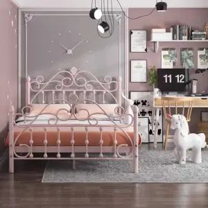 공주침대 빈티지 스타일 앤틱 프레임 북유럽