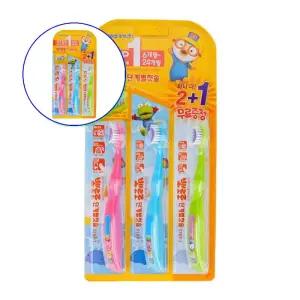 쌍문상회 뽀로로 단계별 칫솔 STEP1 6~24개월 3P 유아 아기