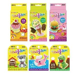 아스 IW47OW46 클레이 칼라 점토 찰흙 만들기 놀이 동물 음식