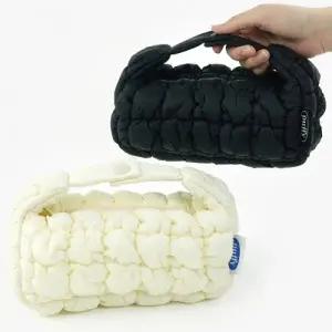 퍼피 구름 스냅 파우치 똑딱이 단추 수납함 카드 케이스 미니 지갑 소품백