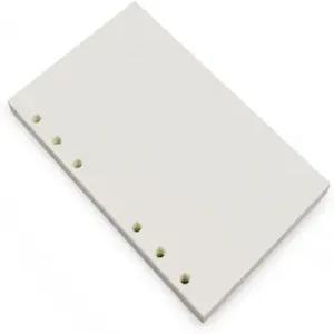 6링 A6 바인더/플래너 리필 용지 6홀 6 3/4 x 4 1/8 가능한 백서 루즈 바인더 노트북 다이어리 여행 일지