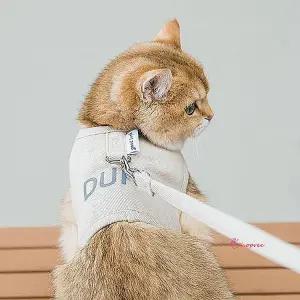 고양이하네스 세트 산책줄 찍찍이 전용 목줄 가슴줄 푹신 애묘zab236