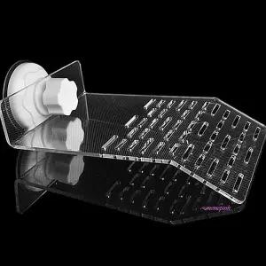 거북이쉼터 일광욕 투명 아크릴 대형 타공 25x20cm 부착식 육지xyz784