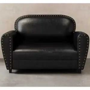 2인용 빈티지소파 클래식 가죽쇼파 더블사이즈 앤틱 대표실