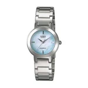 카시오 LTP-1191A-2C 클래식 여성 아날로그 메탈 손목시계