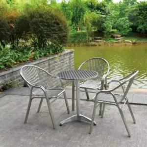 야외 테이블 의자 세트 카페 테라스 베란다 탁자 체어 스테인레스