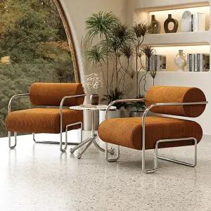 1인용 쇼파 소형 거실 네이비 소파 스테인레스 의자 인테리어 원룸 철제 암