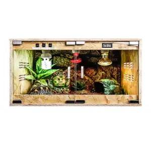 최고급 유리 파충류 도마뱀 나무 게코 사육장 케이지 서식지 바닥재 아크릴