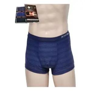 통기성이 뛰어난 세련된 스트라이프 남성 드로즈 빅사이즈 3매입