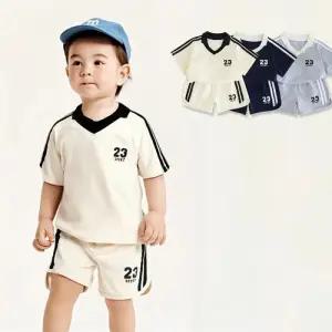 스포티V넥 아동 반팔 반바지 상하복세트 205761