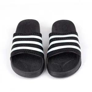 [RIZPICK]남녀공용 PVC 블랙 슬리퍼 욕실 베란다 물놀이 다용도 샌들