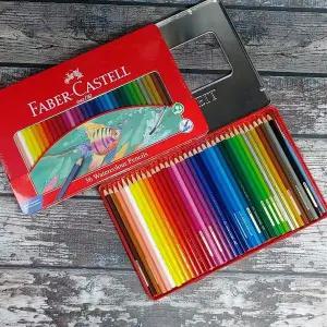 파버카스텔 XA30XE71 수채색연필 틴(철제케이스) 36색+붓 Set