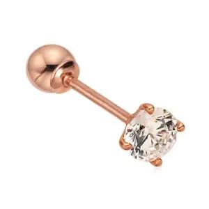 [비앤비골드] 14K 3.0mm 큐빅 라이트 피어싱 한쪽 NPE34580