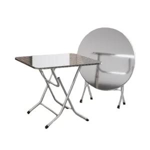 접이식 야장 테이블 미니 테라스 캠핑 베란다 스텐 원목