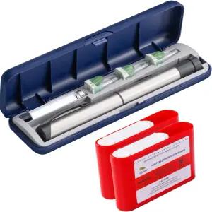 시지두 휴대용 인슐린 펜 및 바늘 여행용 케이스 1개 3개 카트리지 포켓 샤프 용기 2팩 공급 정리함 안전