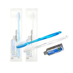 일회용 미세모 페리오 4g 칫솔치약세트 500개 대용량 호텔 모텔 객실