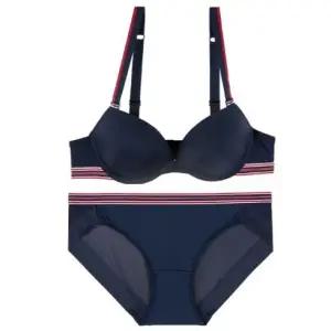 [롯데백화점]예스 네이비 솔리드 나시 어깨끈 브라 햄팬티 세트YSWBY113YSWPY114