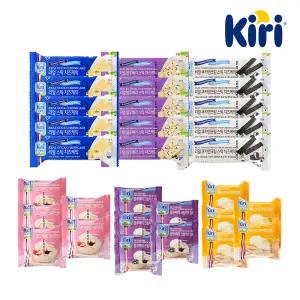 끼리 크림치즈 디저트 올인원 패키지(리얼스틱 3종 5개씩+찰떡 3종 5개씩) 총30개