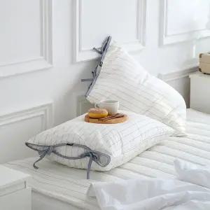 [스잠]1+1국내산 순면60수 두겹 리본 자루베개커버 30x50/40x60/50x70