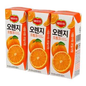 델몬트 오렌지 드링크팩 190ml X 64팩