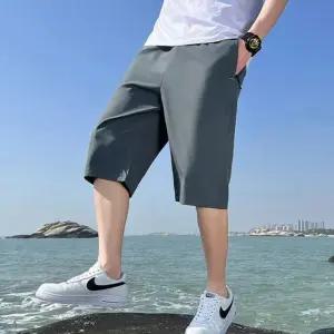 밴딩 트레이닝 팬츠 반바지 7부 팬츠 운동복 쿨링 헬