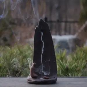 트레이 초 인센스 버너 향 받침대 스틱 챔버 콘 홀더 INCENSE 꽂이 향받침대 백플로우