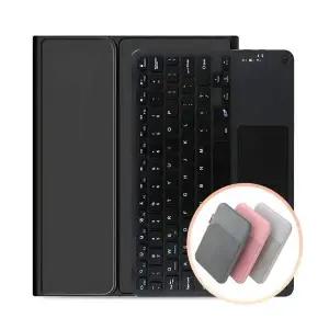 아이패드 737HJC22 프로12.9 3세대 블루투스 터치패드 키보드 케이스+수납포켓 파우치