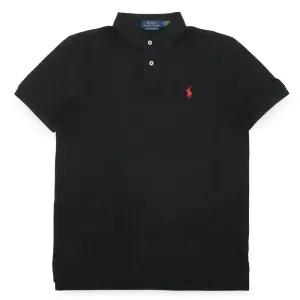 디몬트 폴로랄프로렌 남성 포니 자수 로고 슬림핏 PK 반팔(블랙) 710782592 001