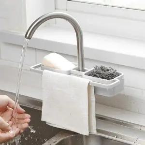 [하프클럽/셀러허브]수세미건조대 수전 수세미 행주 거치대 싱크대 수세미