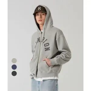 [국내매장판] 챔피온 아치 로고 루즈핏 가먼트다잉 후드 집업 3color CHPU261KBZH01 238050