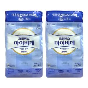 크리넥스 마이비데 캡형 60매 x 6 x 2팩