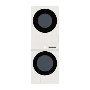 [삼성](K)삼성 비스포크 AI 원바디 세탁기건조기세트 25/22kg WF2522HDEEE