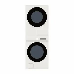 삼성 비스포크 AI 원바디 세탁기건조기세트 25/22kg WF2522HDEEE-킴스