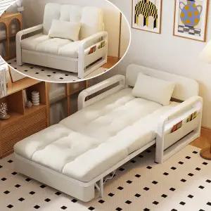 원룸 접이식 거실 2인용 쇼파베드 쇼파 펼쳤을때길이1.9m고
