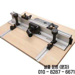 디럭스 라우터 테이블 펜스 시스템 알루미늄 프로파일 T 트랙 슬라이딩 비트 가드 조정 가능한 및 먼지 포