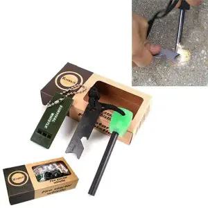 서바이벌 DY73DV86 비상용 부싯돌 휘슬 세트 G