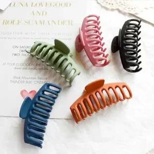 컬러 헤어 집게핀 올림머리 왕집게 CSs7+8aKX