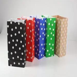 각대 봉투 꾸미기 페이퍼백 서류봉투 종이봉투 편지 도안 포장 컬러 도트