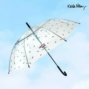 키스해링 납작살대 팝 투명우산 1개+1개