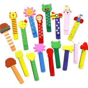 책갈피겸자 자 북마크 클립 우드 나무재질 원목 캐릭터 문구세트 동물 팬시 자 인쇄가능 학교학원 도서관