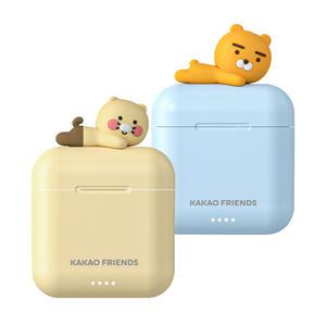 [카카오프렌즈] 5.3버전 완전 무선 블루투스 이어폰 이어셋 K1 라이언 춘식이