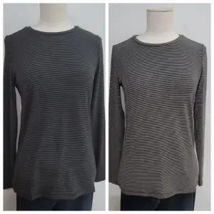 올리비아하슬러 DP01 라운드 줄무늬  티셔츠  OHDWTS003