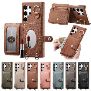 [모든지]갤럭시S26 25 25E 25FE 24 23 23FE 22 21 21FE 20 20FE시리즈 키링 거울 지퍼 카드 케이스