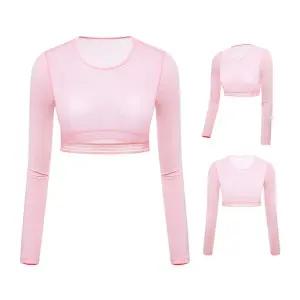 여성용 통기성 긴팔 골프 쿨티셔츠 이너웨어