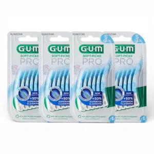 GUM 검 소프트픽 프로 일회용 치간칫솔 코스트코 대용량 60개 4팩